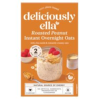 Deliciously Ella Roasted Peanut Instant Overnight Oats (360 g)