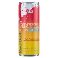 Red Bull Fuji Apple & Ginger Winter Edition Sugar Free Energy Drink (250 ml)