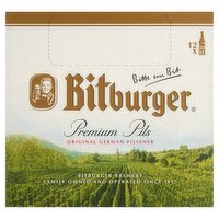 Bitburger Premium Pils Beer Bottle 12 Pack (330 ml)