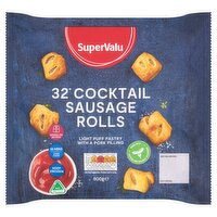 SuperValu Cocktail Sausage Rolls 32 Pack (800 g)
