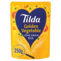 Tilda Microwave Golden Vegetable Rice (250 g)