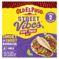Old El Paso Street Vibes Soft Taco Kit Smoky & Sweet Barbacoa (255 g)