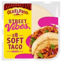 Old El Paso Street Vibes Soft Taco Wraps 8 Pack (220 g)