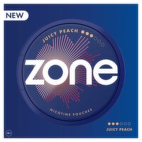Zone Juicy Peach Nicotine Pouches 10mg (1 Piece)
