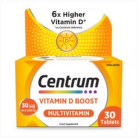 Centrum Vitamin D Boost Multivitamin Tablets (30 Piece)