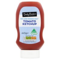 Daily Basics Reduced Sugar & Salt Tomato Ketchup (445 g)