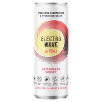 Electro Wave Watermelon Sunset Sparkling Water Can (330 ml)