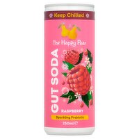 The Happy Pear Happy Raspberry Gut Soda Can (250 ml)