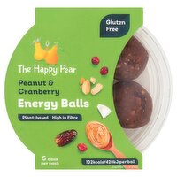 The Happy Pear Peanut & Cranberry Energy Balls (125 g)