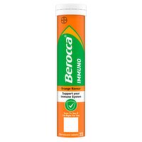 Berocca Immuno Orange Effervescent Tablets (15 Piece)
