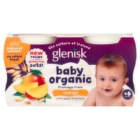 Glenisk Baby Organic Mango Fromage Frais 4 Pack (60 g)