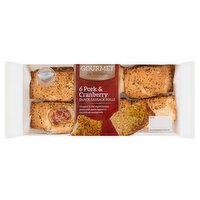 Gourmet by McColgan''s Pork & Cranberry Sausage Rolls 6 Pack (390 g)