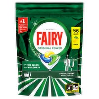 Fairy Original Power Lemon Dishwasher Tablets (56 Piece)