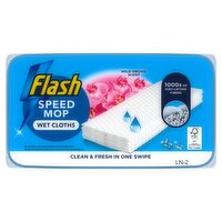 Flash Speedmop Wild Orchid Wet Cloths Refill Pads (10 Piece)
