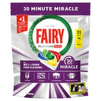Fairy Platinum Plus 30 Minute Lemon Dishwasher Tablets (31 Piece)