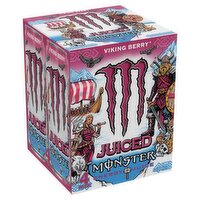 Monster Juiced Viking Berry Can 4 Pack (500 ml)