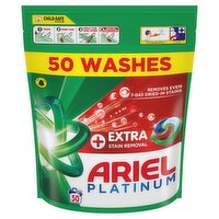 Ariel Platinum Extra Stain Removal Laundry Pods 50 Washes (1.27 kg)