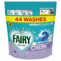 Fairy Non Bio Platinum +Extra Silk Tree Blossom & Jasmine Laundry Pods 44 Wash (1.12 kg)
