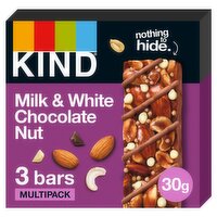 Kind Milk & White Chocolate Nut Bar 3 Pack (30 g)
