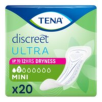 Tena Discreet Ultra Mini Incontinence Pads (20 Piece)