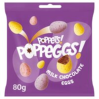 Poppets Poppeggs Milk Chocolate Eggs (80 g)