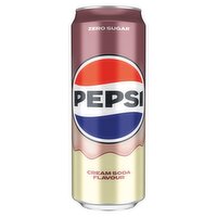 Pepsi Cream Soda Zero Sugar Can (330 ml)