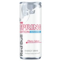 Red Bull Cherry Sakura The Spring Edition Sugar Free Energy Drink (250 ml)