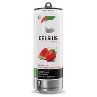 Celsius Strawberry Watermelon Energy Drink Can (355 ml)