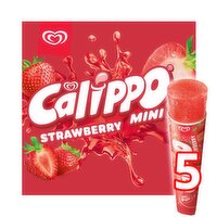 Calippo Strawberry Mini Ice Lollies 5 Pack (80 ml)