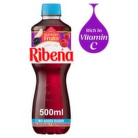 Ribena Summer Fruits¿ Juice Drink No Added Sugar Bottle (500 ml)