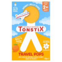 Tonstix Honey & Orange Jelly Travel Pops 2+Years (6 Piece)