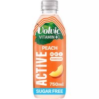 Volvic Vitamin+ Active Peach Sugar Free Still Water Bottle (750 ml)