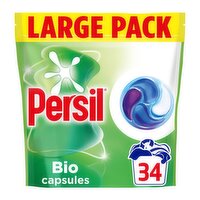 Persil Bio 4 in 1 Laundry Detergent Capsules 34 Wash Large Pack (34 Piece)