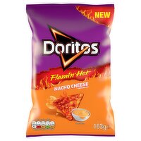 Doritos Flamin Hot Nacho Cheese Corn Chips (163 g)