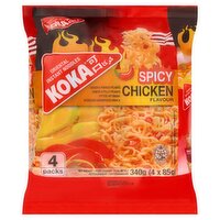 Koka Spicy Chicken Noodles 4 Pack (85 g)