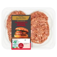 SuperValu Signature Tastes Hereford Irish Beef Burgers Kansas Style Seasoning (454 g)