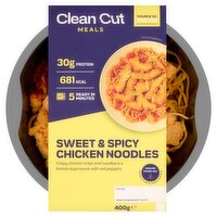 Clean Cut Meals Sweet & Spicy Chicken Noodles (400 g)
