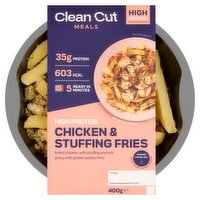 Clean Cut Chicken & Stuff Fries (400 g)