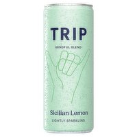 Trip Mindful Blend Sicilian Lemon Sparkling Drink Can (250 ml)