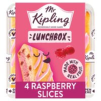 Mr Kipling Raspberry Cake Slices Lunchbox 4 Pack (96 g)