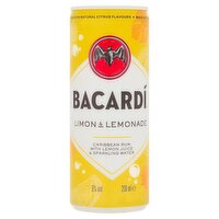 Bacardi Limon & Lemonade Rum Can (250 ml)