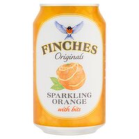 Finches Sparkling Orange with Bits Can (330 ml)