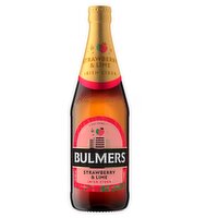 Bulmers Strawberry & Lime Irish Cider Bottle (500 ml)