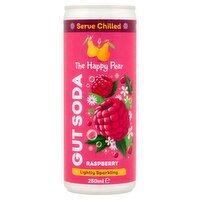 The Happy Pear Raspberry Gut Soda Can (250 ml)