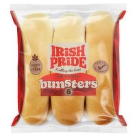 Irish Pride Bunster Soft Rolls 6 Pack (420 g)