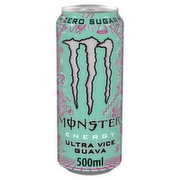 Monster Energy Ultra Vice Guava Zero Sugar Can (500 ml)