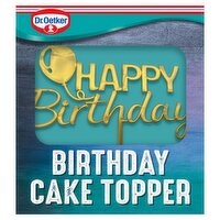 Dr. Oetker Happy Birthday Cake Topper (1 Piece)