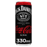 Jack Daniel's & Coca-Cola Zero Sugar Can (330 ml)