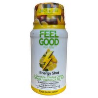 FeelGood Lemon & Lime Energy Shot Food Supplement (60 ml)