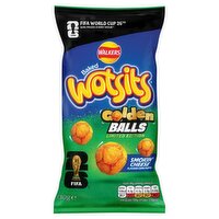 Walkers Baked Wotsits Smokin¿ Cheese Golden Balls Puffs (130 g)